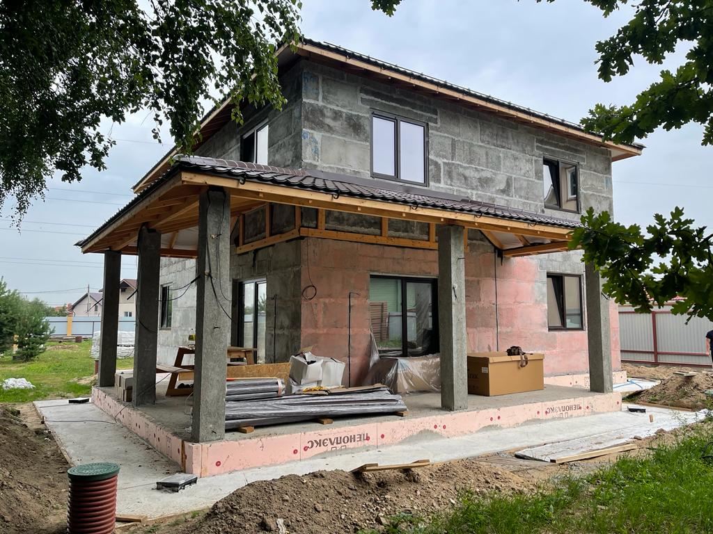 Классический коттедж с эркером, г. Сергиев Посад